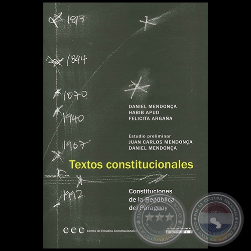 TEXTOS CONSTITUCIONALES - Estudio preliminar:  JUAN CARLOS MENDONA, DANIEL MENDONA - Ao 2014